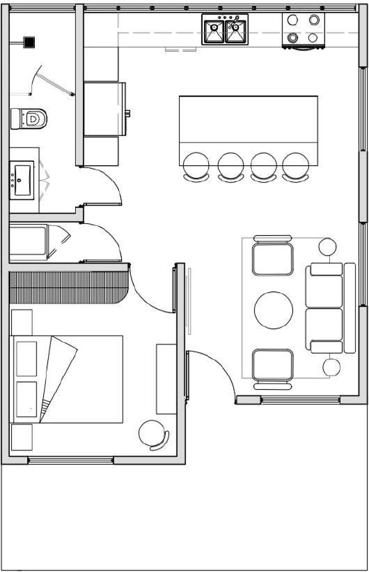 Apartment Couples B42 1bd Near Ocean